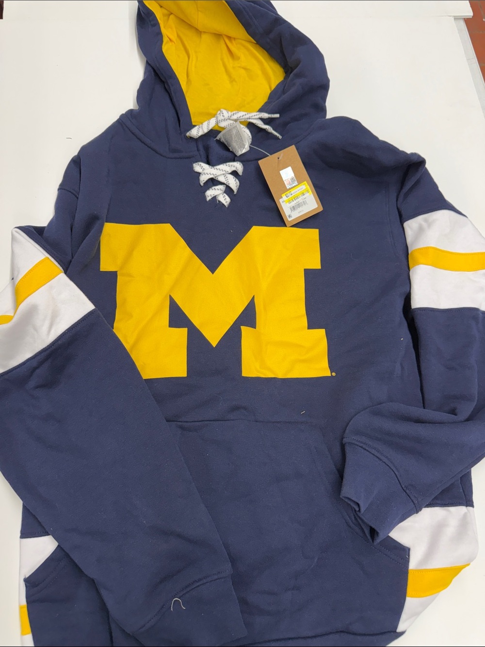 NEW Rivalry Threads Michigan Hoodie Sweatshirt Large